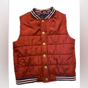 Janie and Jack Red Puffer Vest